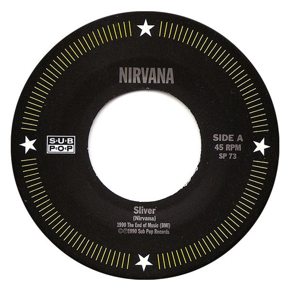 Nirvana – Sliver 7" (Black Vinyl Reissue) - PRE-OWNED