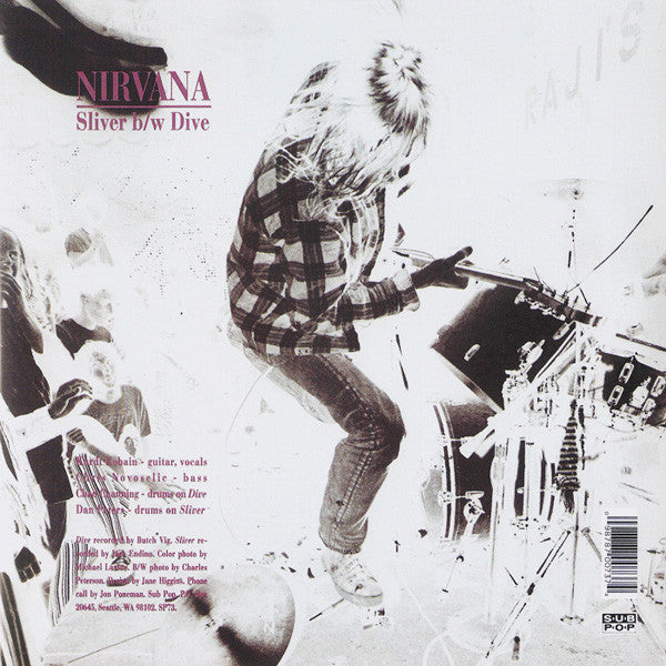 Nirvana – Sliver 7" (Black Vinyl Reissue) - PRE-OWNED