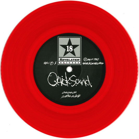 Quicksand – Quicksand 7" (Red Clear Vinyl) - PRE-OWNED
